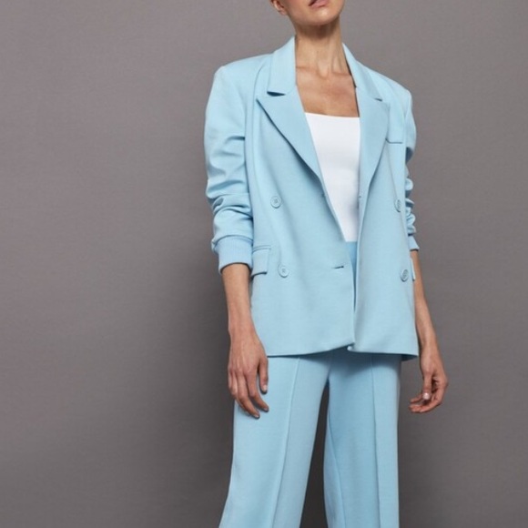 Carbon38 Oversized Blazer with Cuffs - Quiet Tide‎ blue medium women’s - Picture 2 of 12